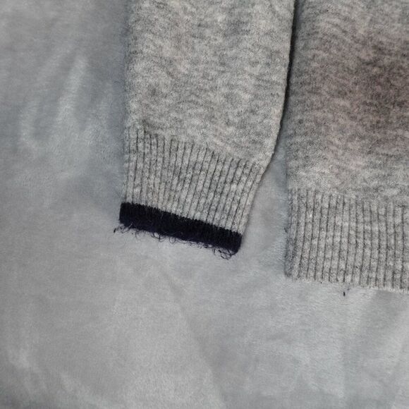 Boden Mohair Wool Blend Crewneck Sweater Mens Medium Knitted Grey Melange - Picture 2 of 8